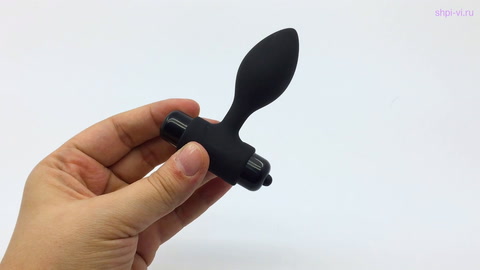 Вибропробка Pretty Love Vibra Butt Plug II, черная BI-040107 - Pretty Love - С вибрацией - Купить