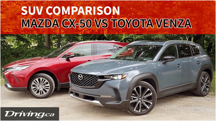 Toyota Venza Vs Mazda Cx 5 Driving | 2023 Mazda CX-50 vs 2022 Toyota Venza | Rugged capability vs