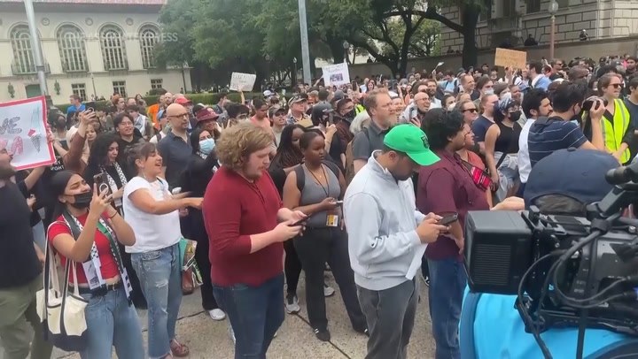 National Post | Calmer University Of Texas Protest After Police And