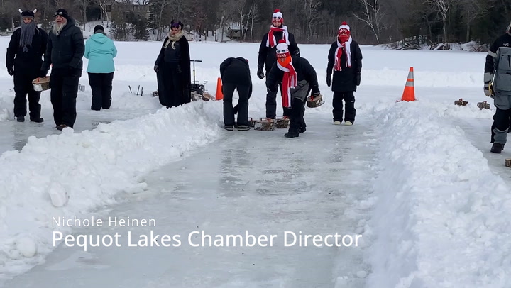 Hundreds brave bitter cold to play Bobber Bocce on Ice in Pequot Lakes - Vimarsana News