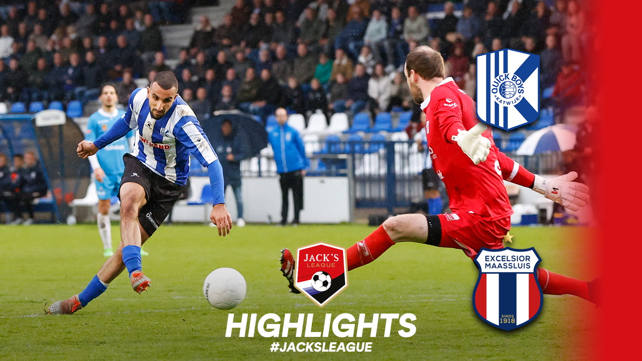 Quick Boys vs Excelsior Maassluis IN 1️⃣ MINUUT ⏱️ Jack's League 22/23 Highlights Eyecons