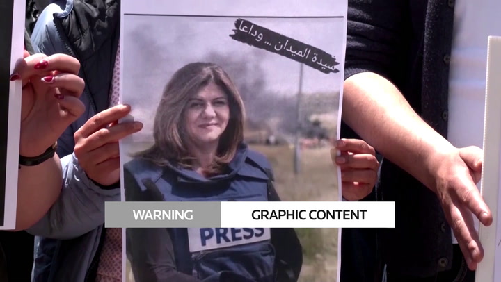 National Post | Palestinians Protest Killing Of Al Jazeera Reporter