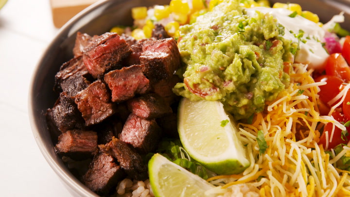 This Mexican steak bowl -- with bold, delicious and satisfying flavors -- is an easy dish way to jazz-up your fiesta!