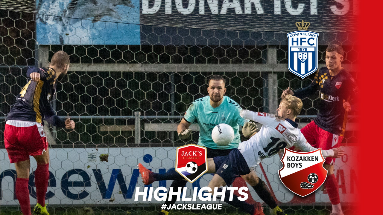 Koninklijke HFC vs Kozakken Boys IN 1️⃣ MINUUT ⏱️ Jack's League 22/23 Highlights Eyecons